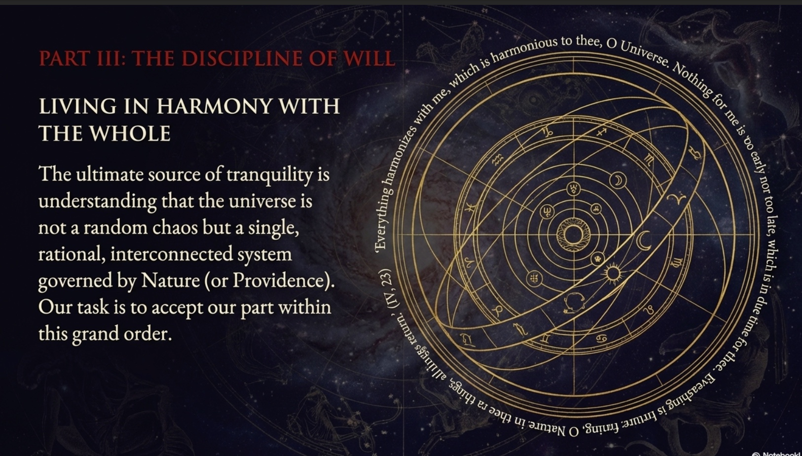 Slide: Living in Harmony with the Whole